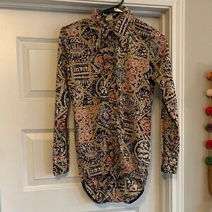 Vintage paisley bodysuit